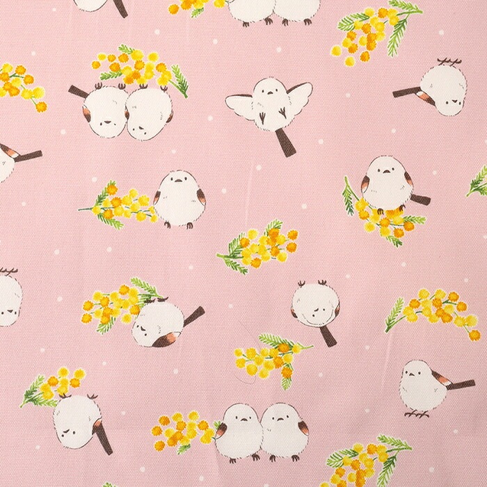 専用❤みかん❤もちもち⭐特大ブランケット…ボアケット❤ミモザ＊シマエナガ シマエナガとミモザ オックス 50cm単位 | オックス | 手芸用品の卸売り