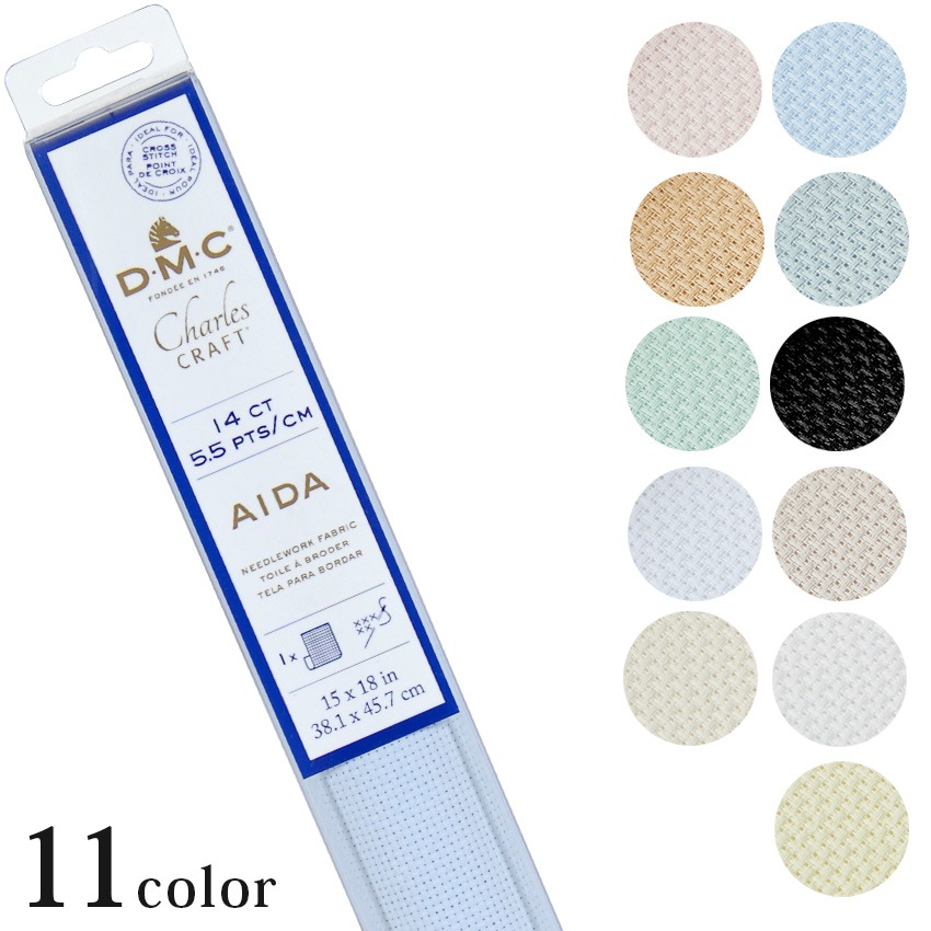 【エンチャンテッド】 121 ( アイトゥアイ) 1枚 ZW7002 ZWEIGART 刺しゅうクロスステッチ用バンド 14CT AIDA 10m巻 (巻