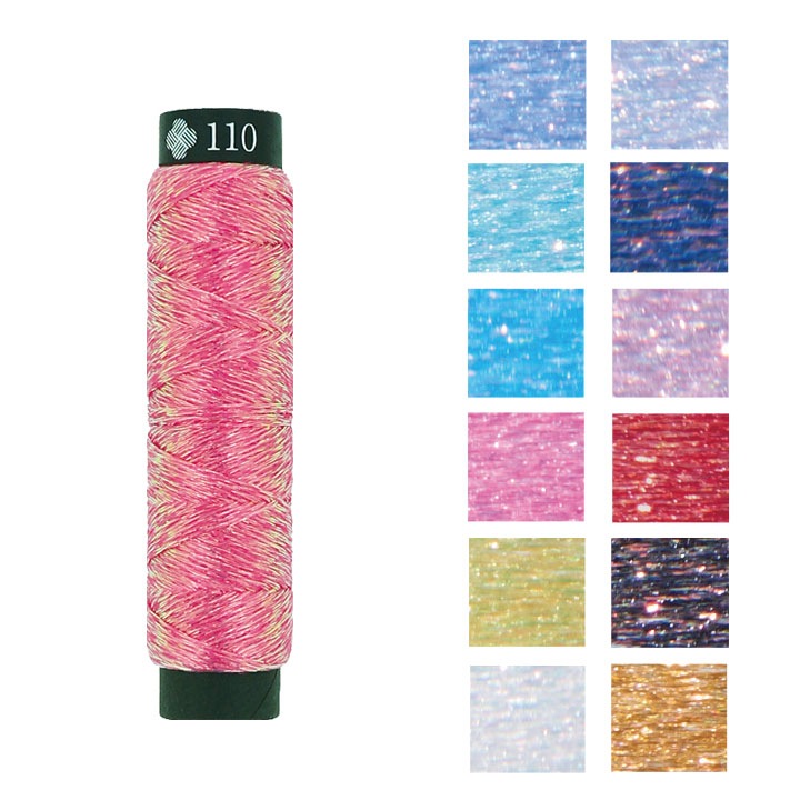 COSMO 刺しゅう糸 にしきいと 玉虫 たすき撚り | ラメ糸 | 手芸用品の