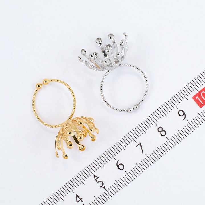 リング台 座金付き ゴールド・シルバー 1ヶ入り