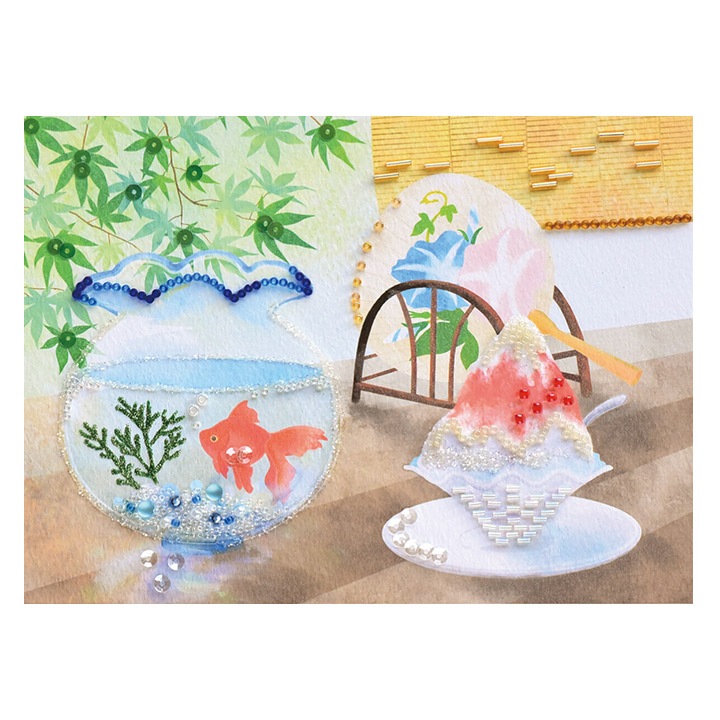 ビーズデコール 夏の縁側 (8月) BHD-156