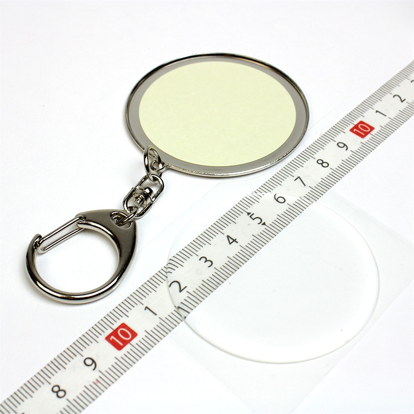 キーホルダーキット(ドームシール付き) 丸54mm片面 