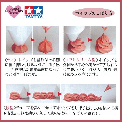 タミヤ デコレーションシリーズ ホイップの達人 | スイーツデコ材料