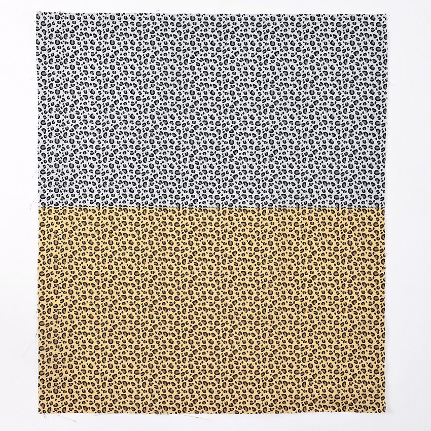 ちいさな世界のちいさな生地 レオパード 34×30cm カットクロス