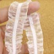 オ―ガンジーサテン両耳フリル 14512 20mm (50cm単位)