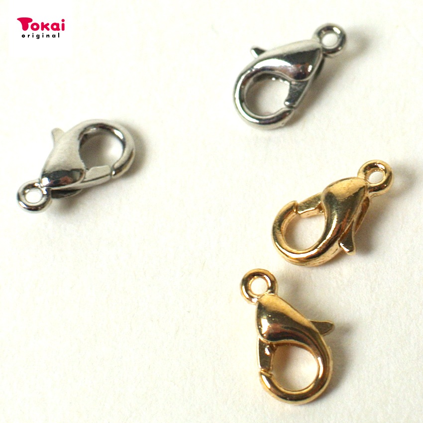 アクセサリー金具　CraftCafe カニカン小 10mm 2個入り ゴールド/シルバー