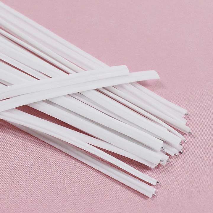 【お買い得品】マスク用 ノーズワイヤー 20本入り 白