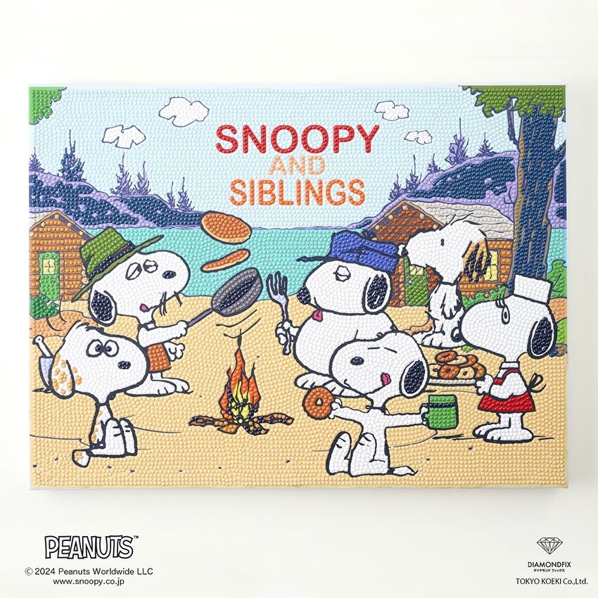 ダイヤモンドフィックス キット SNOOPY & SIBLINGS 30×40cm DF34-PN001