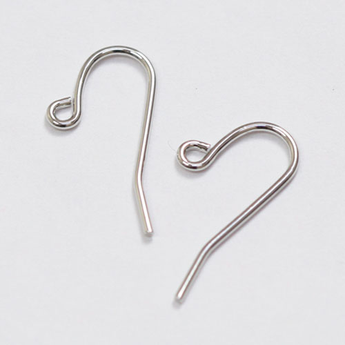 ビーズ　アクセサリー金具　イヤリング・ピアス　フックピアス金具 シルバー