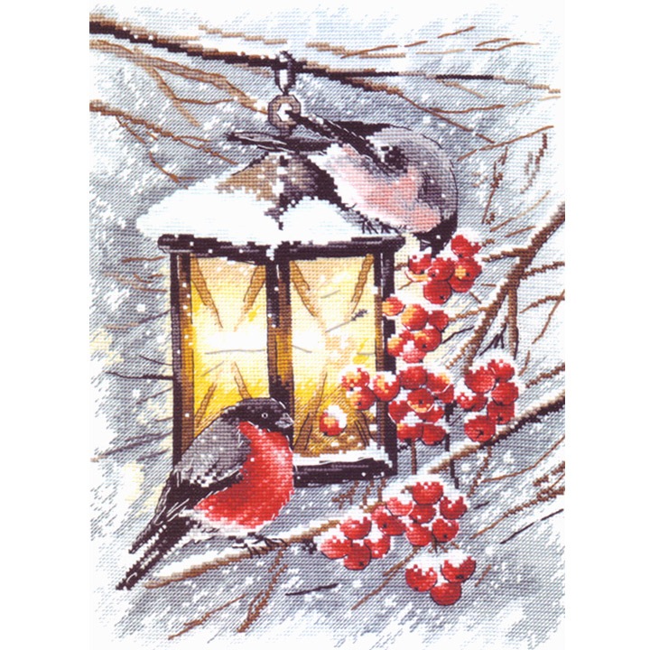輸入刺しゅうキット Oben(オーベン) A Christmas Light (クリスマスの