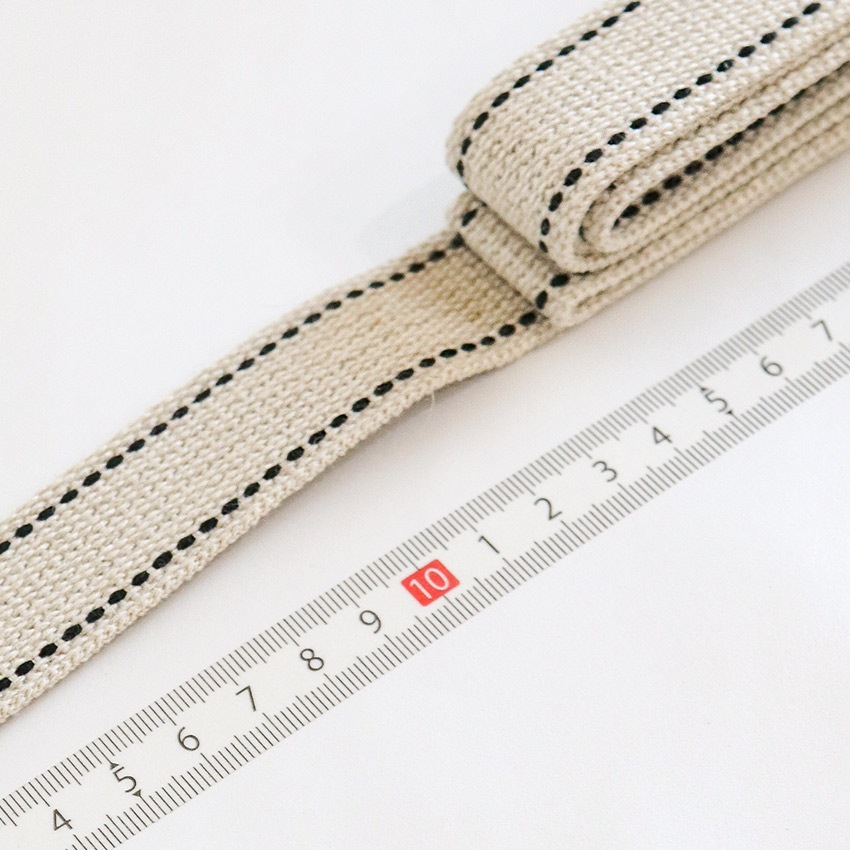 綿麻ステッチテープ25mm巾×1.5m