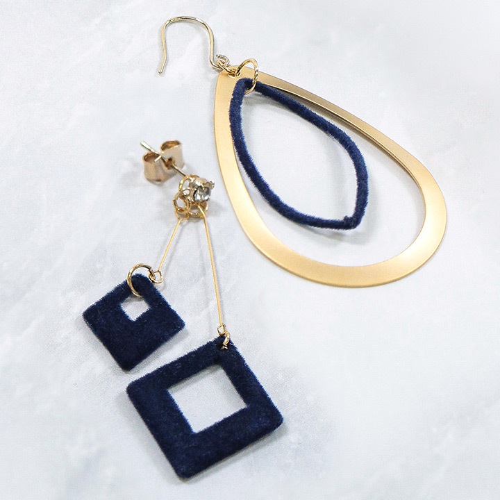 【お買い得品】メタルフロッキーパーツ しずく ひねり 小 24× 17mm