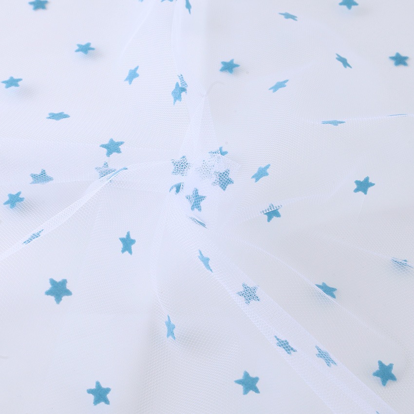 星柄フロッキーチュール（50cm単位）