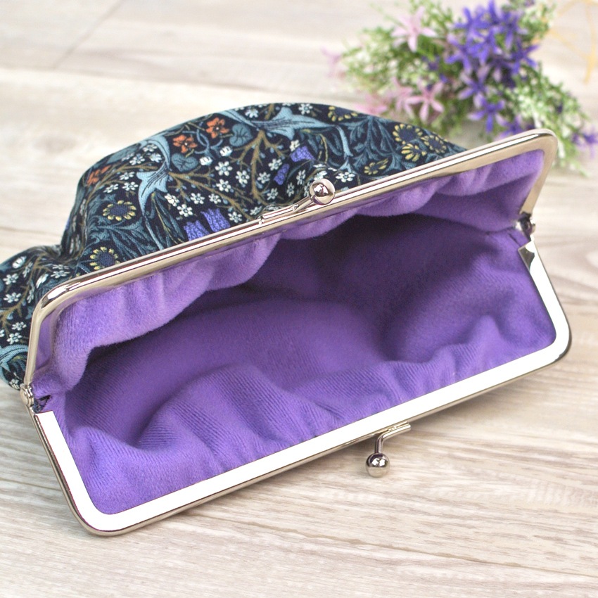 CraftCafe　口金 角16.5cm シルバー(紙ひも、型紙付)