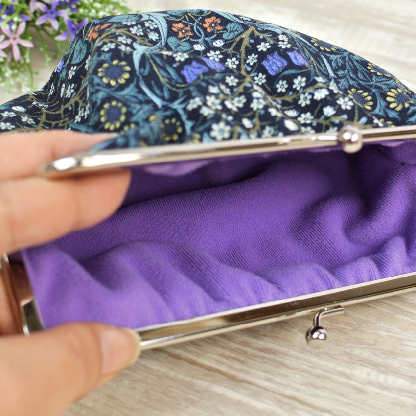 CraftCafe　口金 角16.5cm シルバー(紙ひも、型紙付)