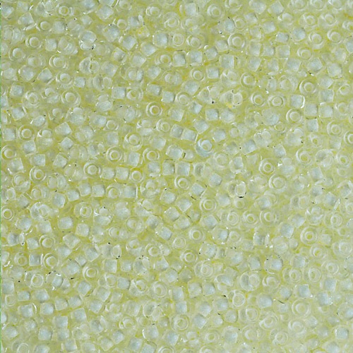 ビーズ　グラスビーズ　丸大　ピカットビーズ Lイエロー 2504