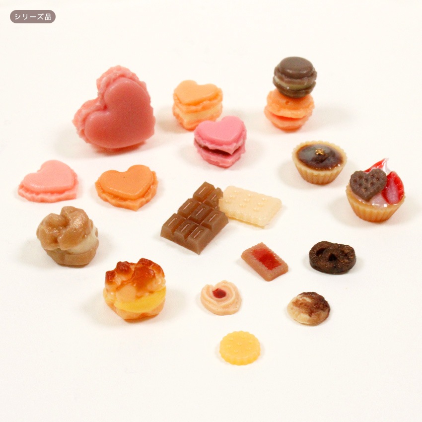 シリコンモールド ミニチュアスイーツ ハートマカロン チョコレート 皿