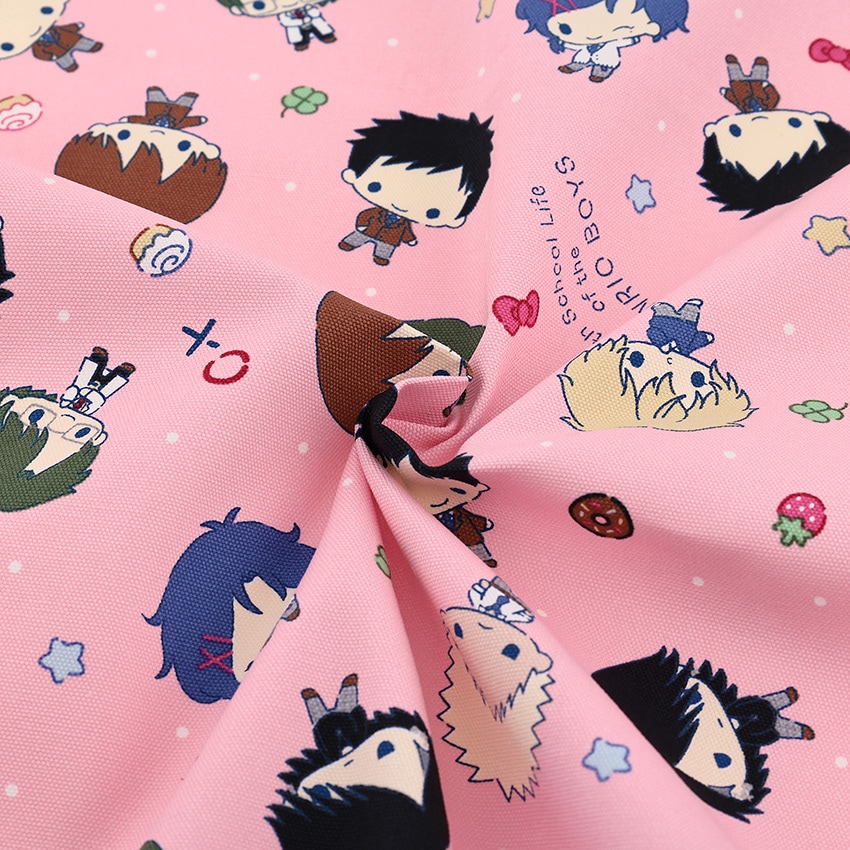 【お買い得品】サンリオ男子 BOYS柄 オックス 1m カットクロス