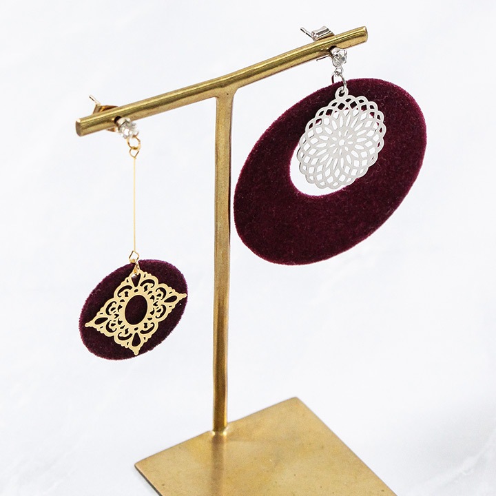 【お買い得品】メタルフロッキーパーツ 四角フープ 19×19mm