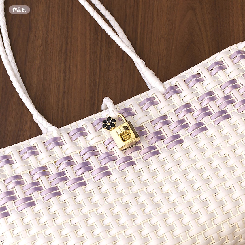 ひねり金具 パッド ロック ゴールド