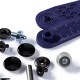 Prym プリム 脱着しやすい アノラックスナップ 15mm BK ブラック つやあり 10組 取付けコマ付き 390307 