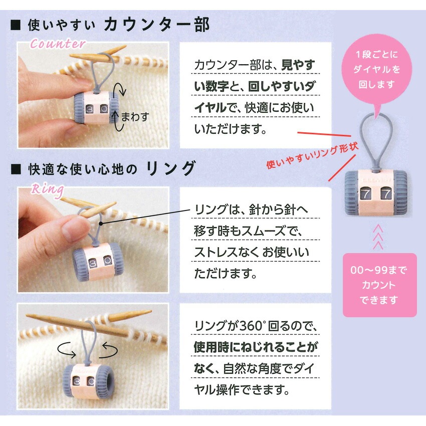クロバー ニッティングカウンター 55-722