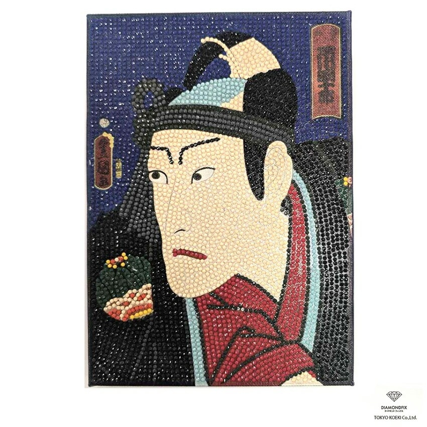 ダイヤモンドフィックス キット 浮世絵 役者大首絵 助六 B5 10-4845