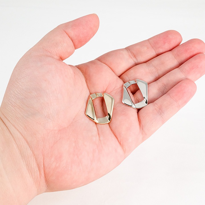 【お買い得品】ツールフリーメタル 六角フープ 約25×18mm 2ヶ