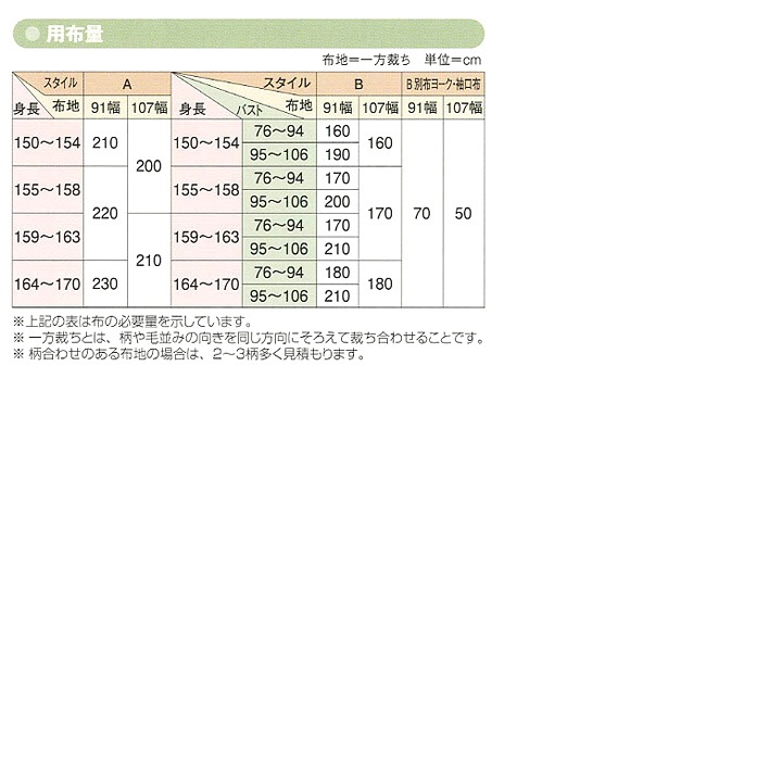 型紙 フィットパターンサン チュニックブラウス 6013