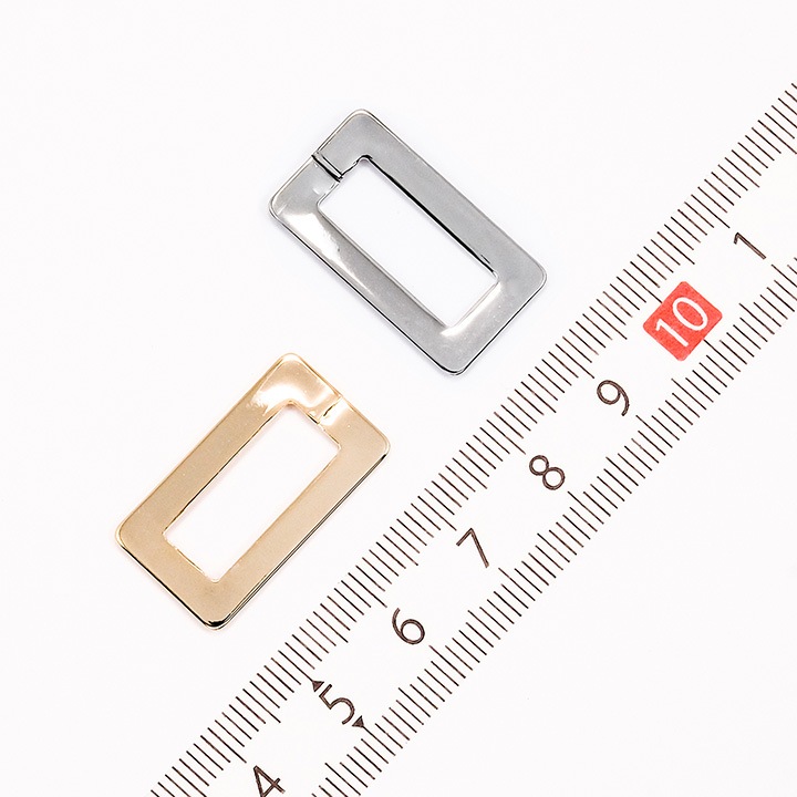 ツールフリーメタル 四角フープ 約26×14mm 2ヶ