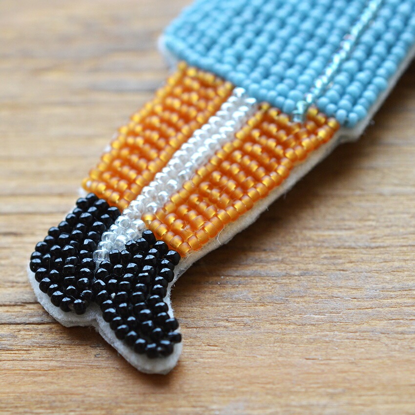 Odekake BROOCH MIYUKI ビーズ刺しゅう ブローチキット 蚤の市 HCA29