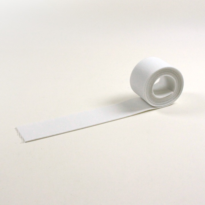 ワイドリッチゴム 巾30mm 白 (50cm単位)