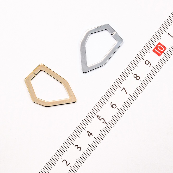 【お買い得品】ツールフリーメタル 変形 六角フープ 約28×20mm 1ヶ