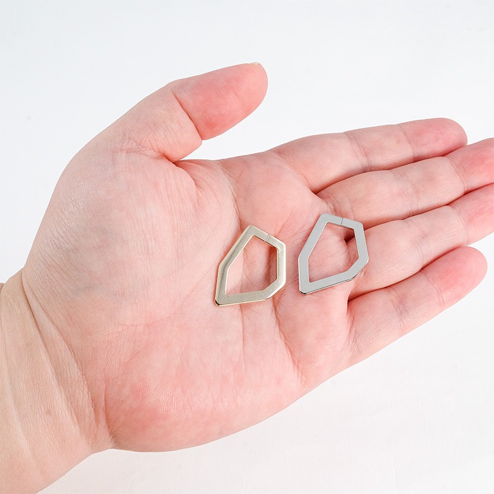 【お買い得品】ツールフリーメタル 変形 六角フープ 約28×20mm 1ヶ