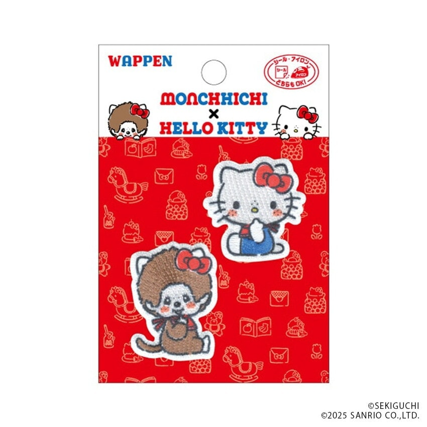 パイオニア ワッペン モンチッチ×ハローキティコラボ スタンダード