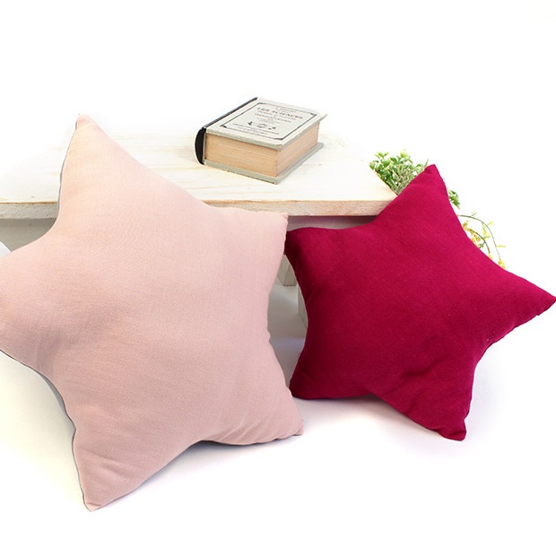 無料参考寸法図　星のクッション (お一人様2枚まで)