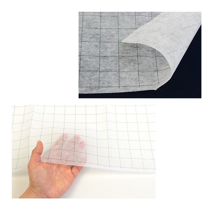 CraftCafe 型紙用不織布(方眼タイプ) 約90×170cm