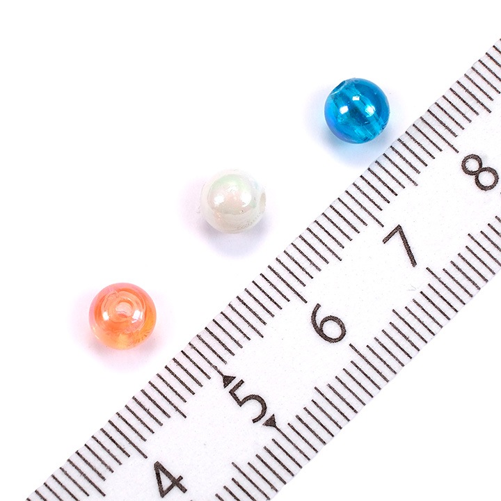 オーロラ ボールビーズ 6mm 100ケ