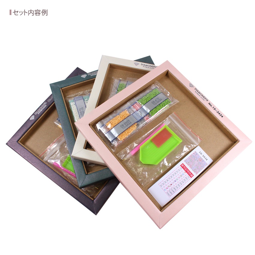 ダイヤモンドフィックス キット ピンク&ローズ 25×25cm 10-3434 Pink