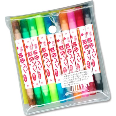 布用染色ペン ツイン 10色セット | 絵の具・色鉛筆・色ペン | 手芸用品