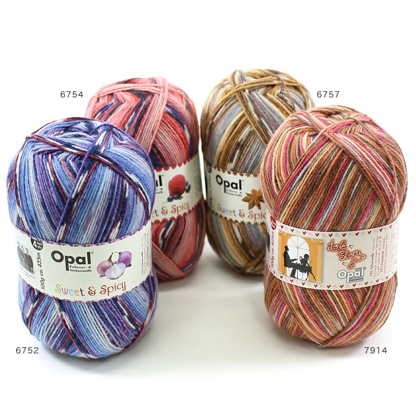 2026Best Selection【復刻版】Opal Sweet＆Spicy・LoveStory(オパール毛糸 スイートアンドスパイシー・ラブストーリー)