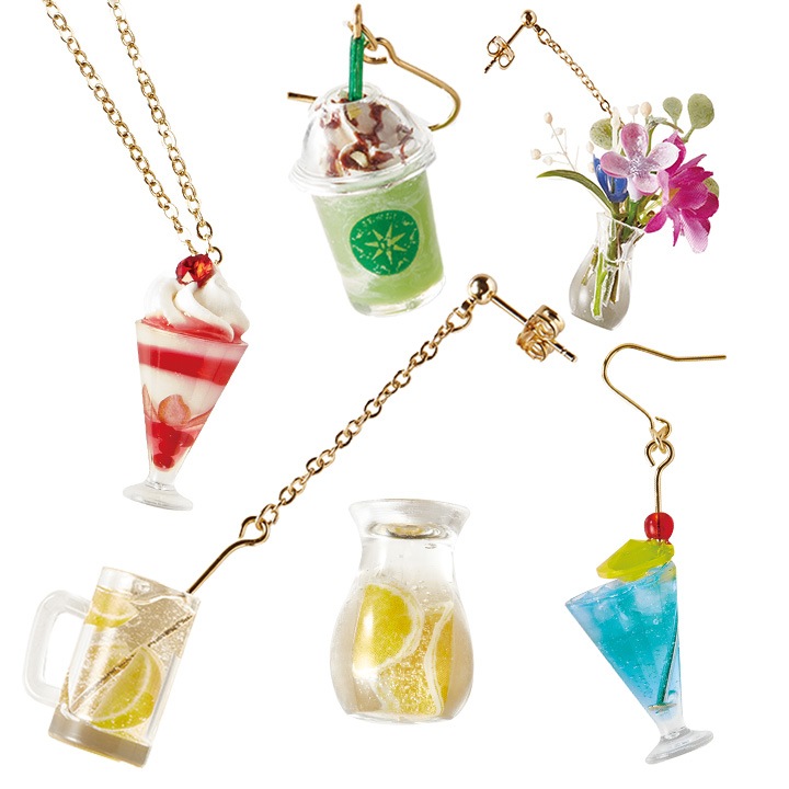 ミニチュアアクリルアイテム パフェグラス | ミニチュア食器 | 手芸