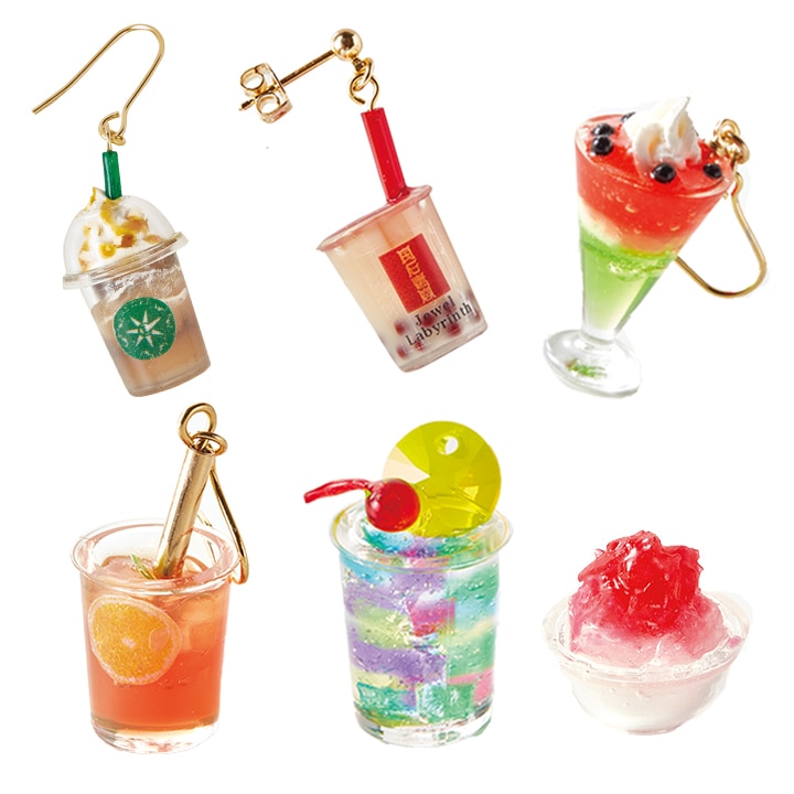 ミニチュアアクリルアイテム パフェグラス | ミニチュア食器 | 手芸