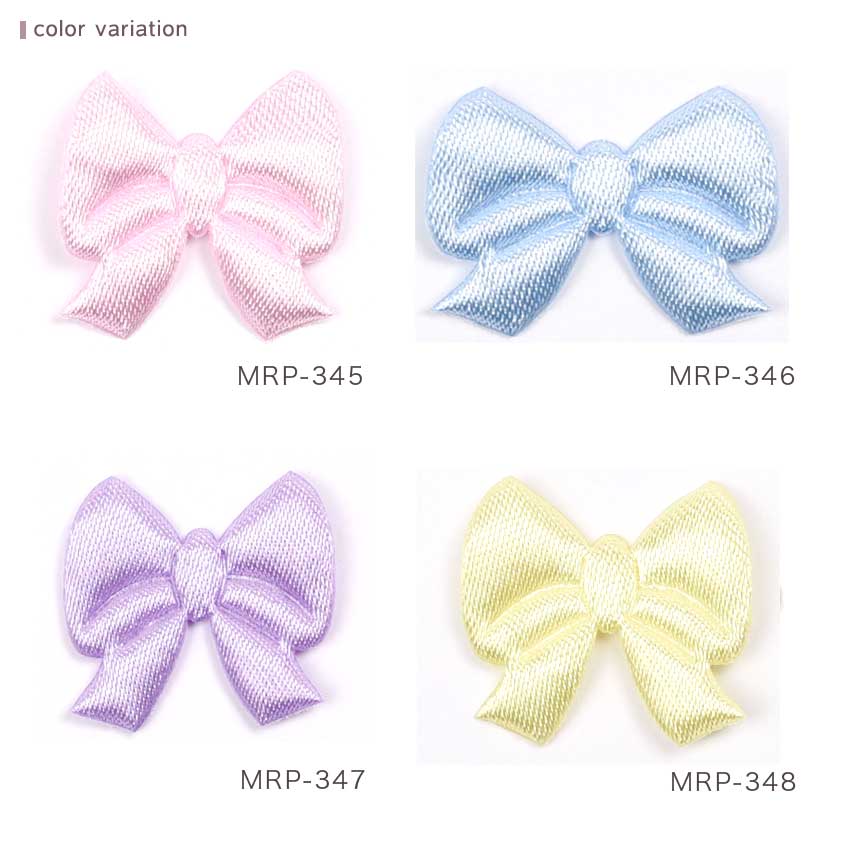 ミニリボン パーツ MRP-345～348 | その他手芸材料 | 手芸用品の卸売り