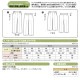 型紙 フィットパターンサン センタープレスストレートパンツ 5531