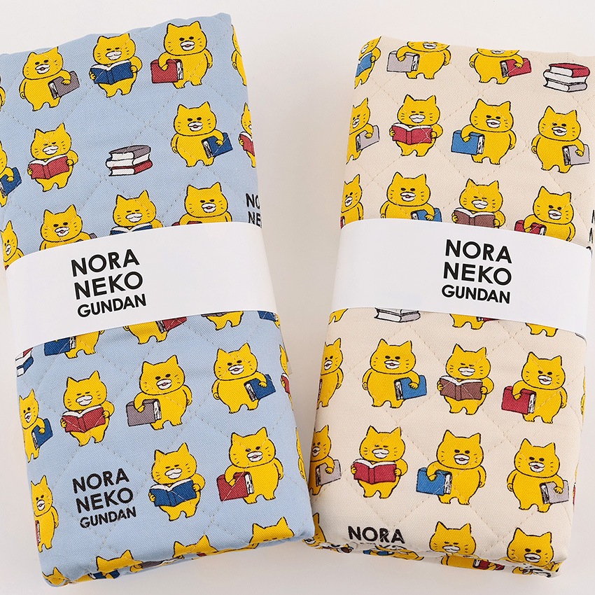 ノラネコぐんだん ノラネコどくしょ オックスキルト 50cmカットクロス