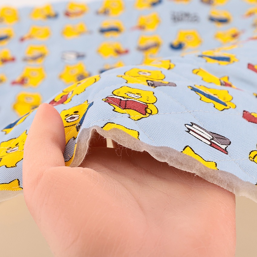 ノラネコぐんだん ノラネコどくしょ オックスキルト 50cmカットクロス