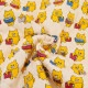 ノラネコぐんだん ノラネコどくしょ オックスキルト 50cmカットクロス