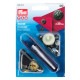 Prym プリム 脱着しやすい アノラックスナップ 20mm フュージョン アンティークシルバー 6組 取付けコマ付き 390513 