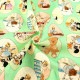 KurahashiRei くらはしれい こねこのトトはおるすばん オーバル オックス 50cm カットクロス